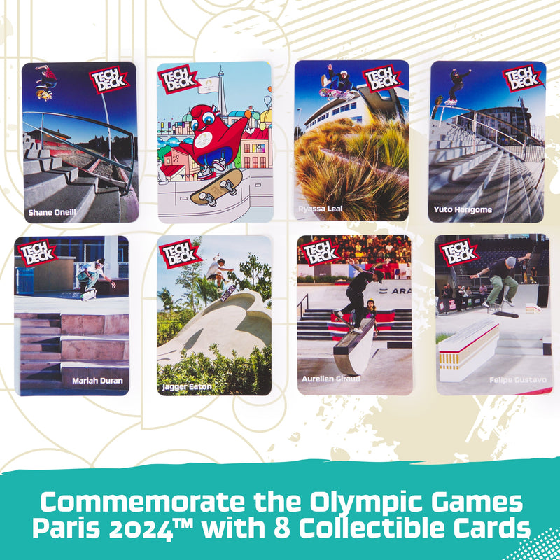 Tech Deck, Competition Legends Olympic Games Paris 2024 Fingerboard 8-Pack