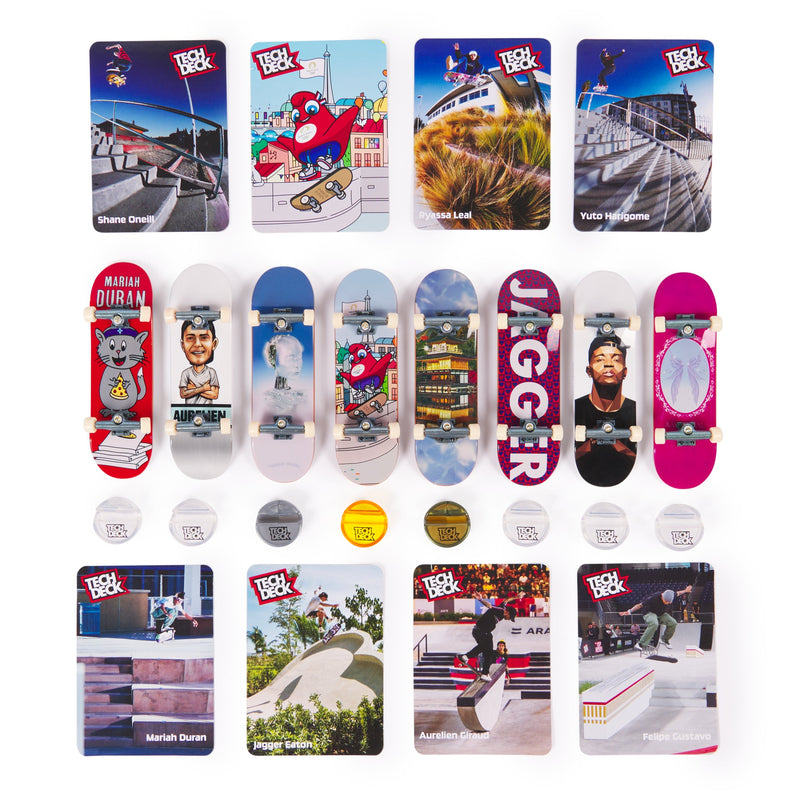 Tech Deck, Competition Legends Olympic Games Paris 2024 Fingerboard 8-Pack
