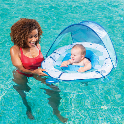 Swimways Ultra Baby Spring Float with Sun Canopy - Shark